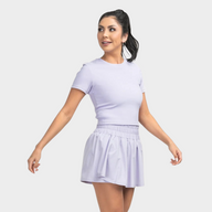 Southern Shirt Company Cropped Performance Tee - Orchid Petal