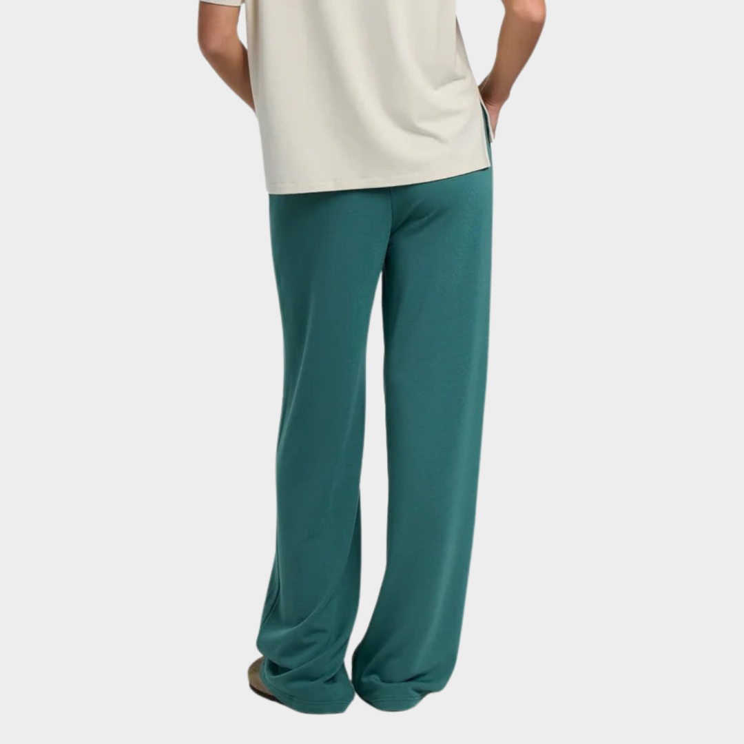 Women's Bamboo Lightweight Fleece Wide Leg Pant