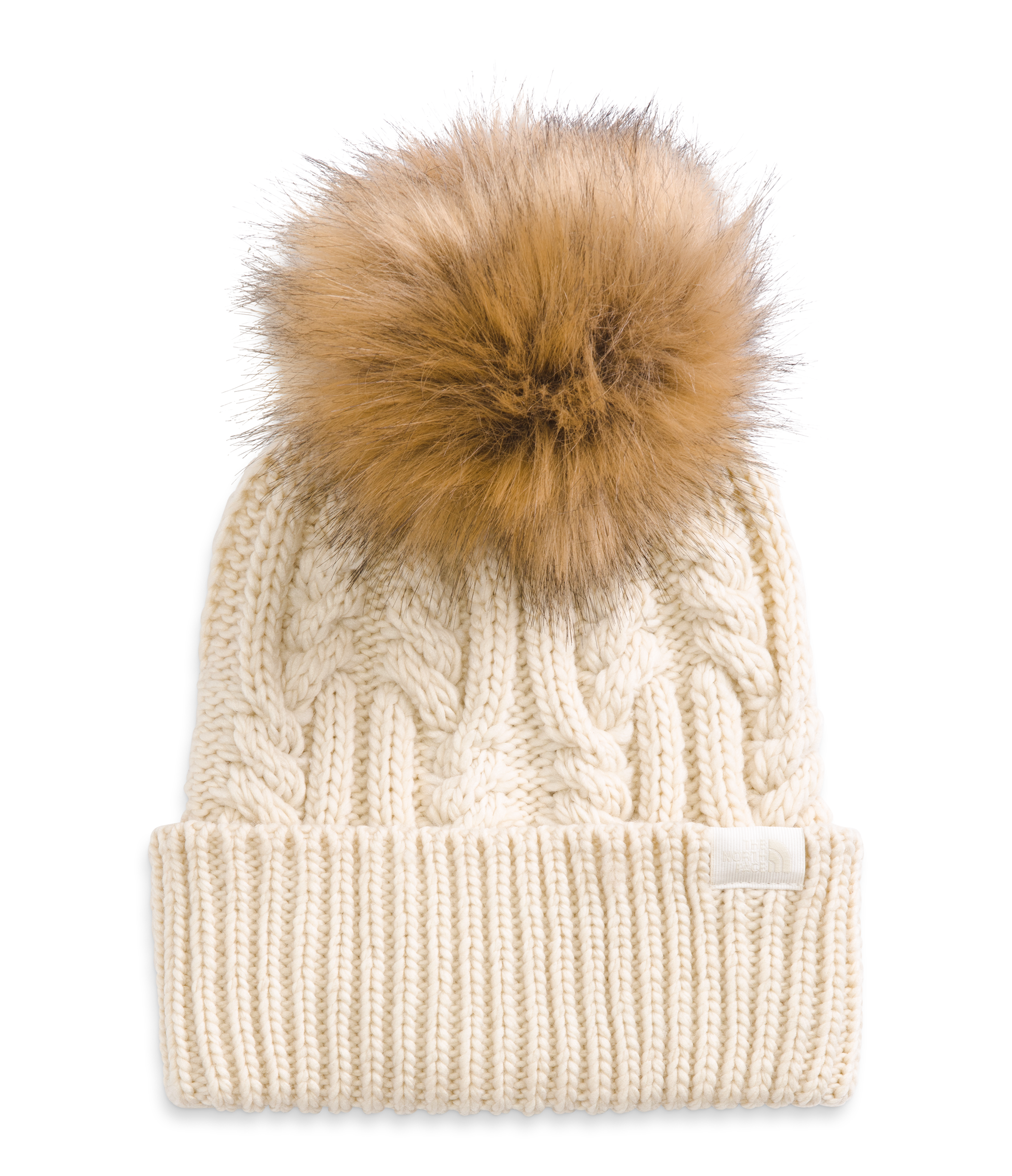 white north face beanie women's