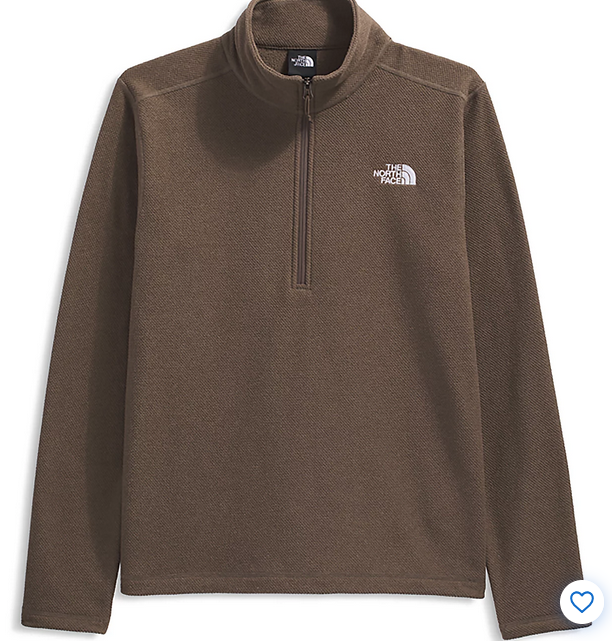 The North Face Men's Textured Cap Rock 1/4 Zip Pullover Sweatshirt