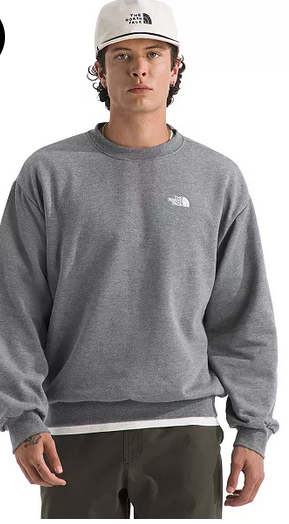 The North Face Mens Evolution Long Sleeve Fleece Sweatshirt