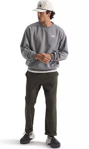 The North Face Mens Evolution Long Sleeve Fleece Sweatshirt