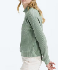 The North Face Chabot Cotton Thermal Knit Mock Neck Long Sleeve Top