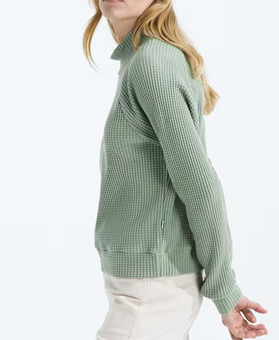 The North Face Chabot Cotton Thermal Knit Mock Neck Long Sleeve Top