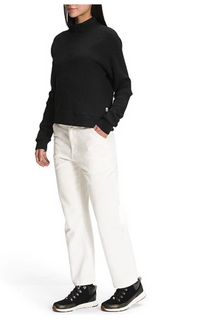 The North Face Chabot Cotton Thermal Knit Mock Neck Long Sleeve Top