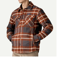 PATAGONIA MENS LIGHTWEIGHT INSULATED FJORD FLANNEL SHIRT