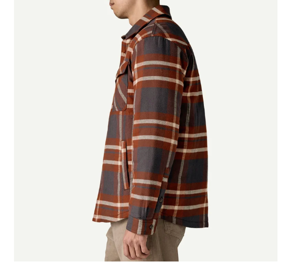 PATAGONIA MENS LIGHTWEIGHT INSULATED FJORD FLANNEL SHIRT