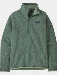 PATAGONIA MENS BETTER SWEATER 1/4-ZIP FLEECE